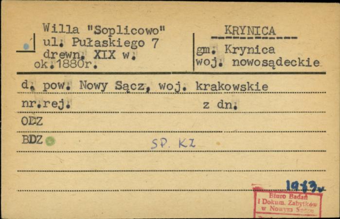 willa Soplicowo, skan 1