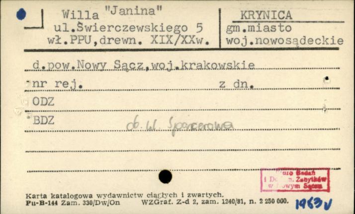 willa Janina, skan 1
