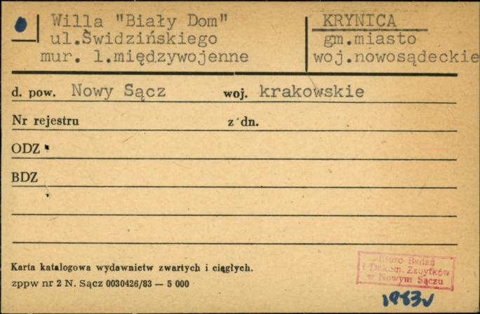 willa Biały Dom, skan 1
