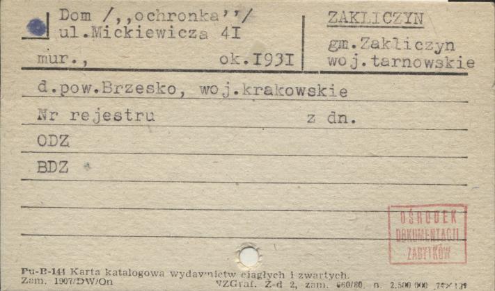 dom (ochronka), skan 1