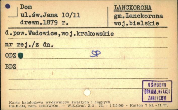 dom, skan 1