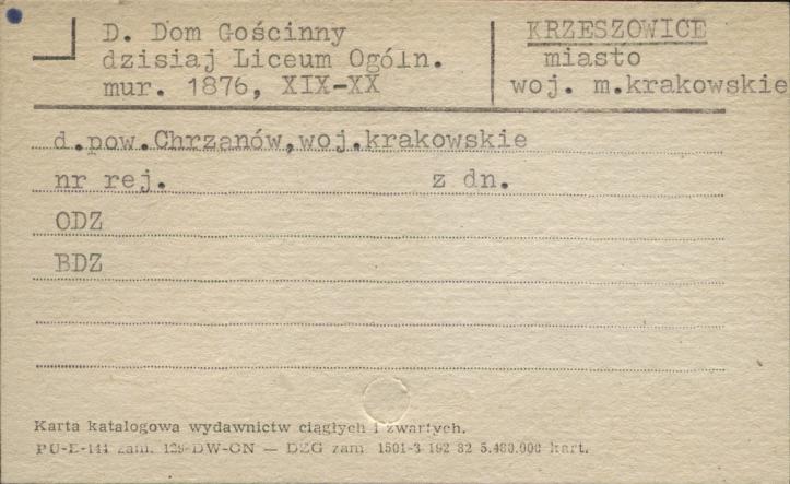 dom gościnny dzisiaj Liceum Ogóln., skan 1