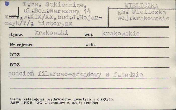 tzw. Sukiennice, skan 1