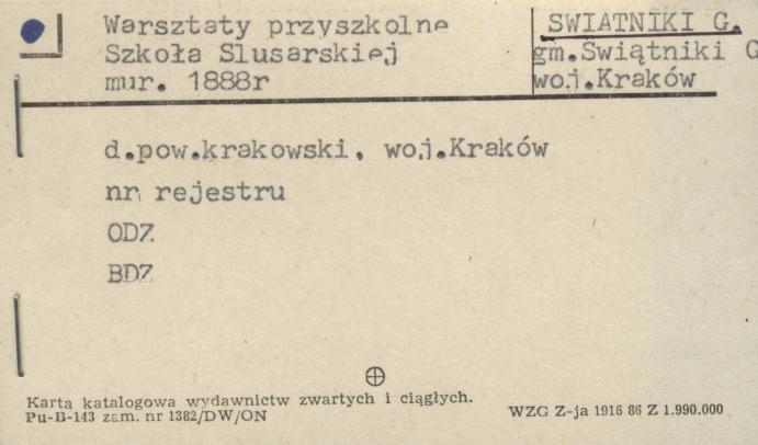 warsztaty przyszkolne Szkoy Ślusarskiej, skan 1