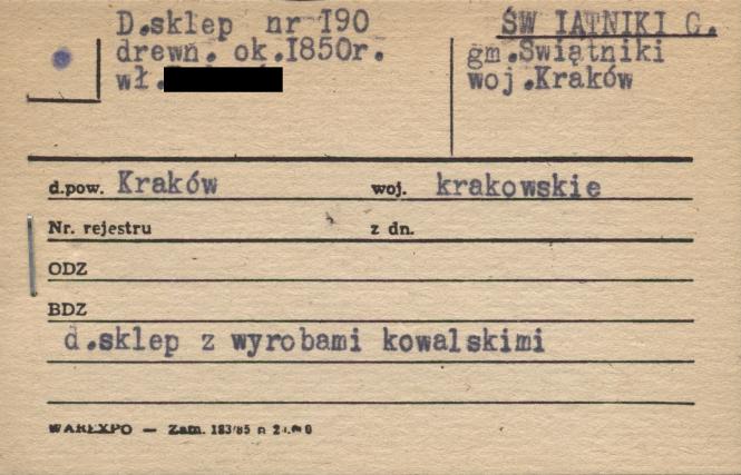 sklep, skan 1