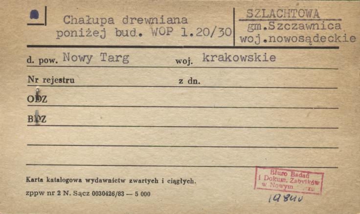 chałupa, skan 1