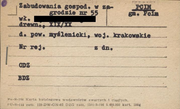 zabudowania gospod. w zagrodzie, skan 1