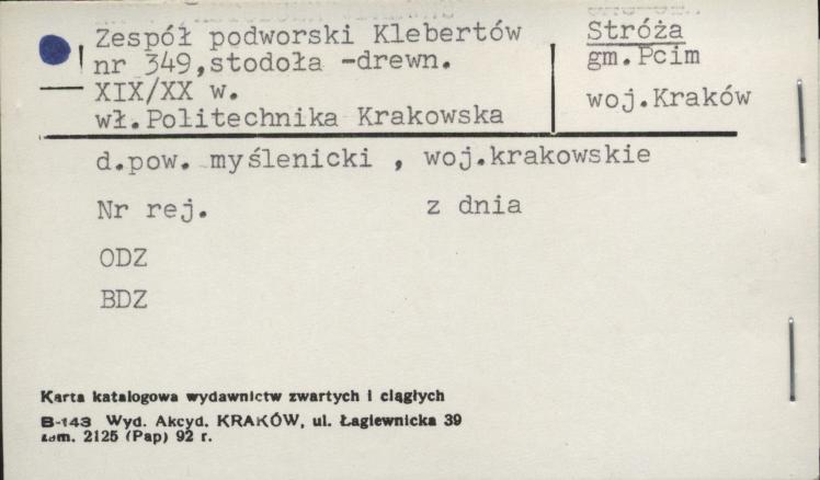 stodoła - zespół podworski Klebertów, skan 1