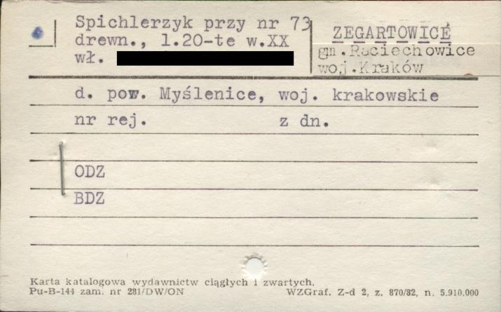 spichlerzyk, skan 1