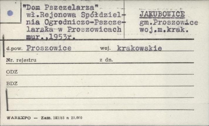 Dom Pszczelarza, skan 1