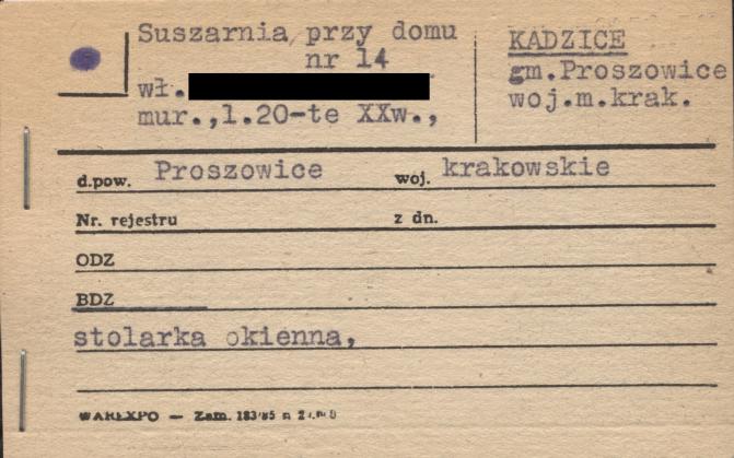 suszarnia przy domu, skan 1