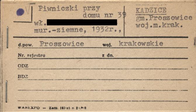 piwniczki przy domu, skan 1