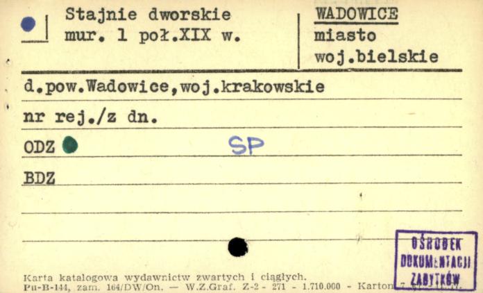 stajnie dworskie, skan 1