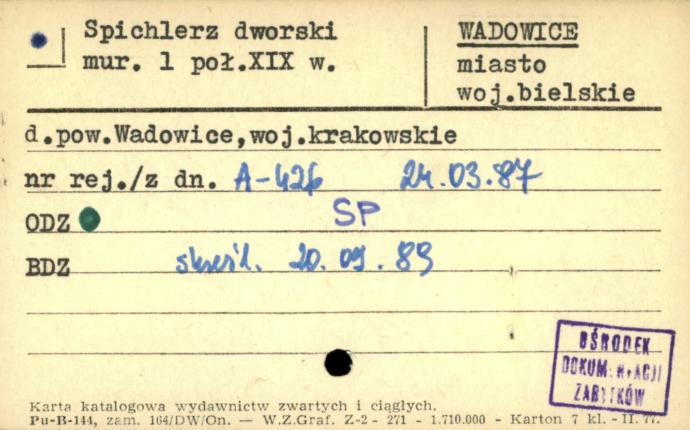 spichlerz dworski, skan 1