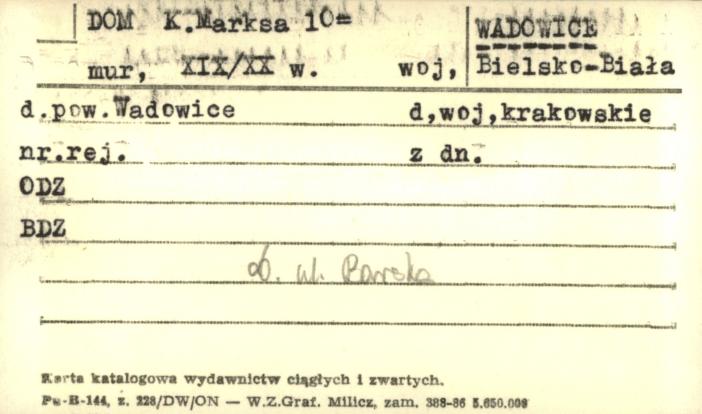dom k. Marksa, skan 1