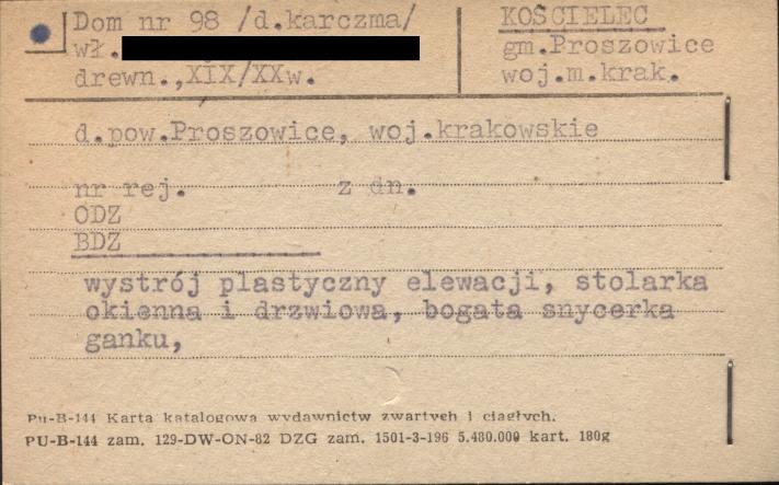 karczma, ob. dom, skan 1
