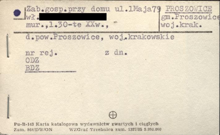 zabudowania gospodarcze przy domu, skan 1
