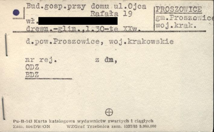 budynek gospodarczy przy domu, skan 1