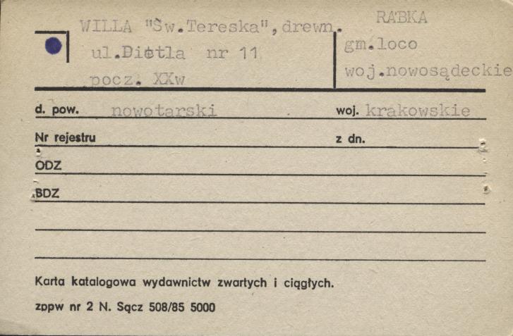 willa Św. Tereska, skan 1