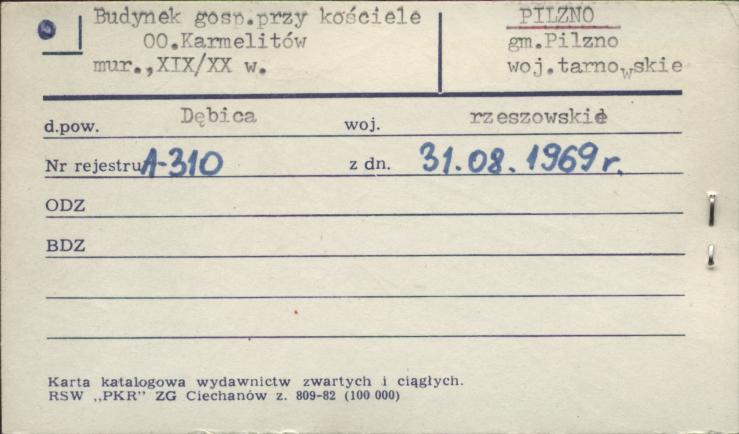 budynek gosp. przy kościele o.o. Karmelitów, skan 1