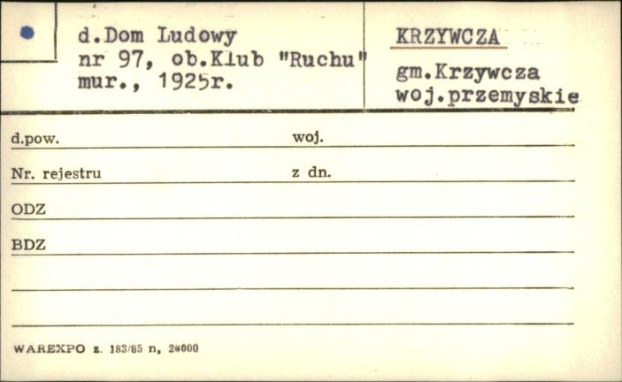 dom ludowy ob. klub ruchu, skan 1