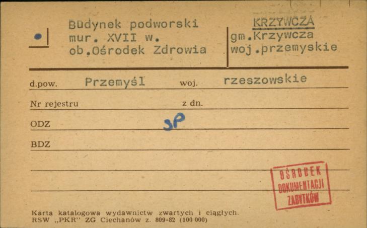 budynek podworski ob. ośrodek zdrowia, skan 1