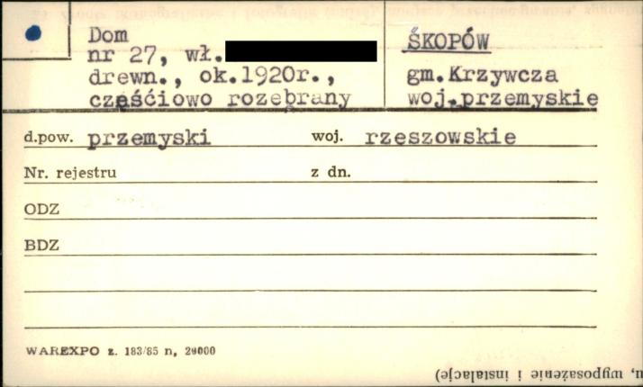 dom, skan 1
