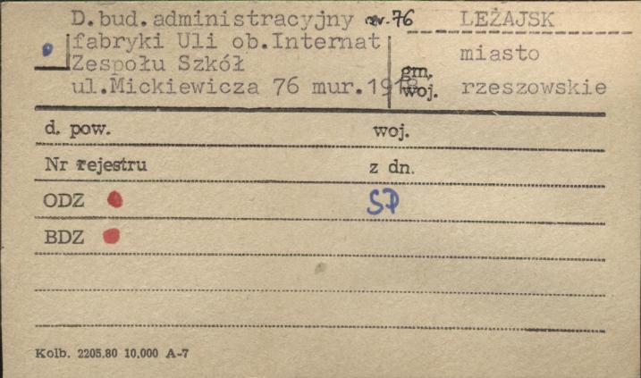 budynek administracyjny fabryki Uli, skan 1