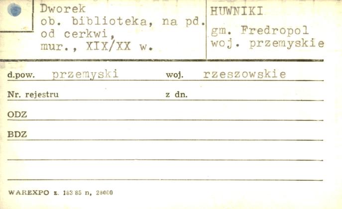 dwór, ob. biblioteka, skan 1