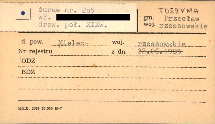żuraw studzienny, skan 1