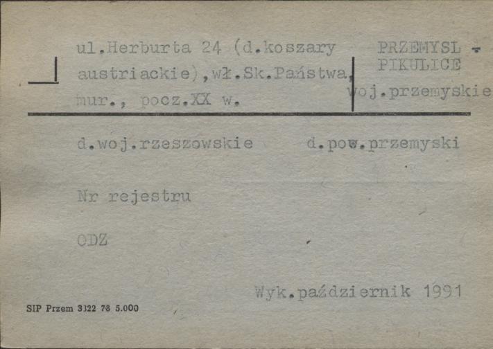 koszary austriackie, skan 1