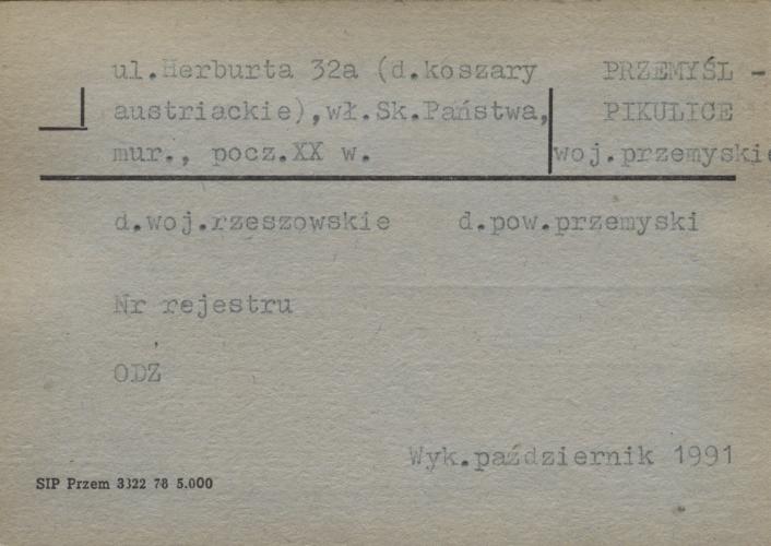koszary austriackie, skan 1