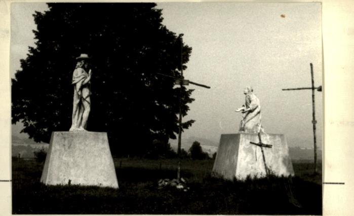 zespół rzeźb Chrystus jako Ogrodnik i Św. Magdalena, skan 2