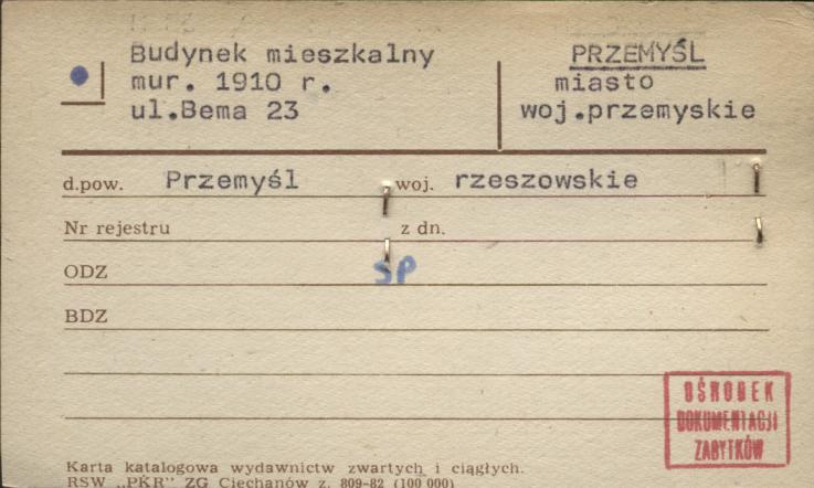 budynek mieszkalny, skan 1