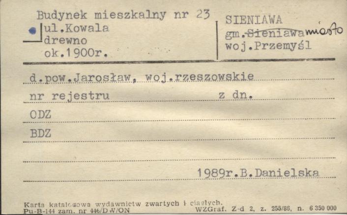 budynek mieszkalny, skan 1