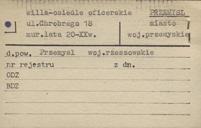 willa - osiedle oficerskie, skan 1
