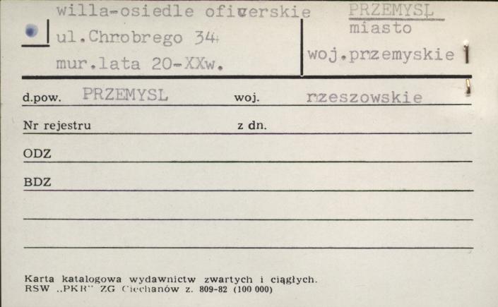 willa - osiedle oficerskie, skan 1