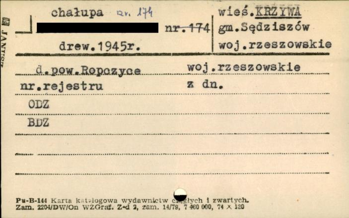 chałupa, skan 1