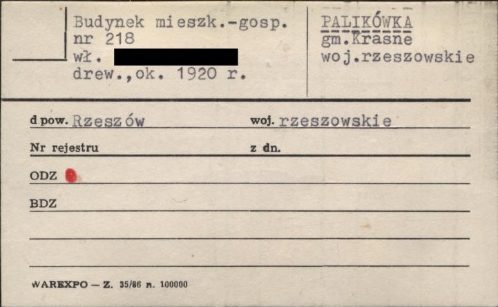 budynek mieszkalno-gospodarczy, skan 1