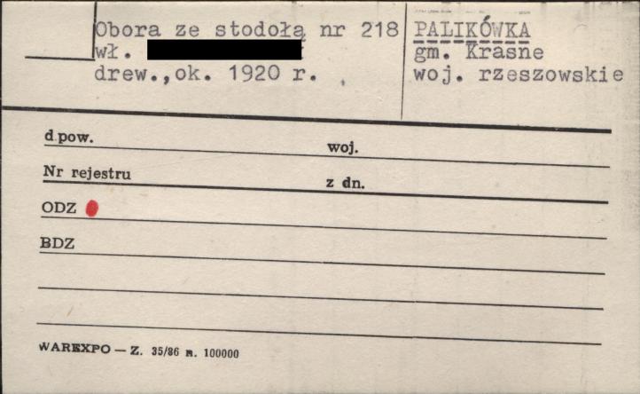 obora ze stodołą, skan 1