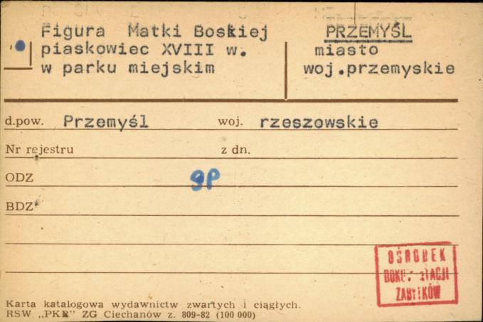figurka Matki Boskiej, skan 1