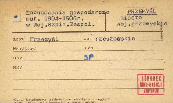 zabudowania gospodarcze w Woj. Szpit. Zespol., skan 1