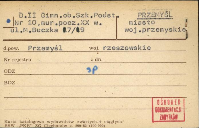 II Gimn. ob. Szk. Podst. Nr 10, skan 1