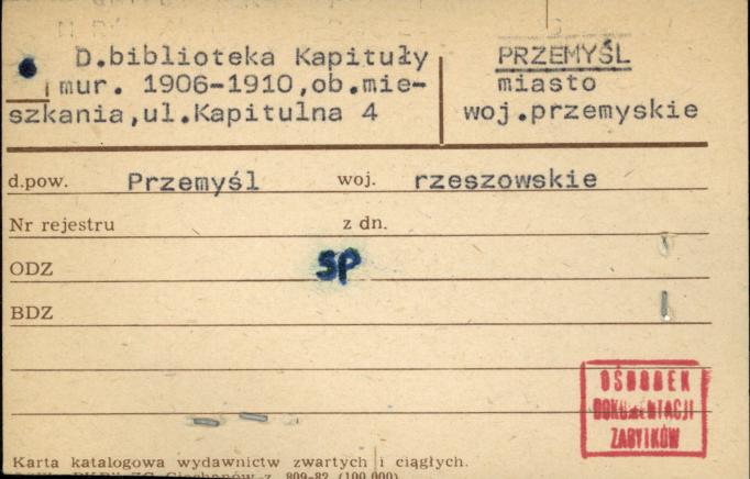 biblioteka Kapituły, skan 1