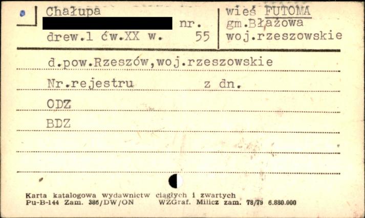 chałupa, skan 1