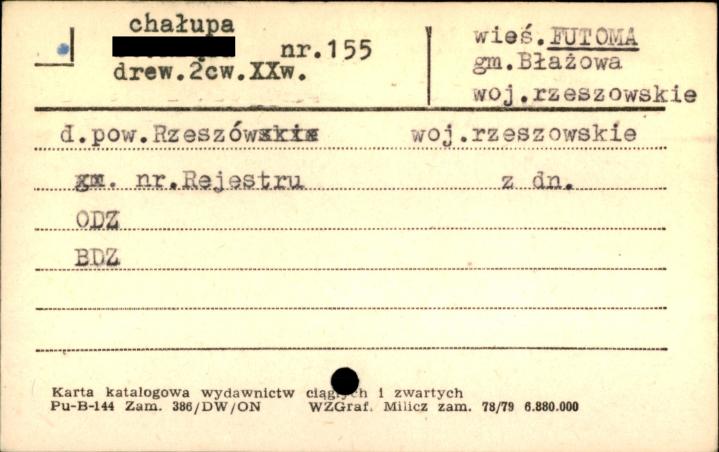 chałupa, skan 1