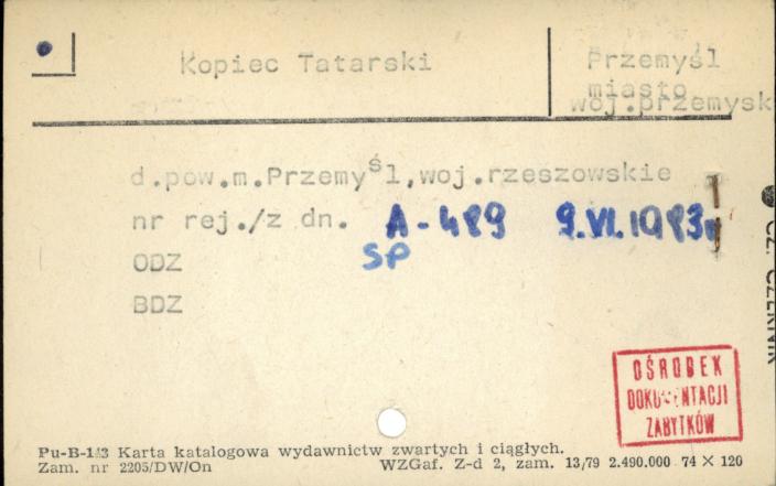 kopiec Tatarski, skan 1