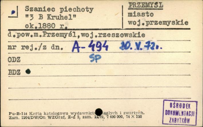 szaniec piechoty 3 B Kruhel, skan 1