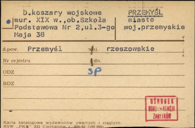 koszary wojskowe, skan 1