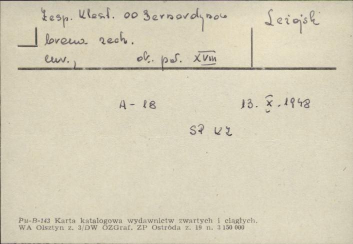 zespół klasztorny bernardynów - brama zach., skan 1